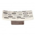 Spirella Porte Savon Céramique DOTS Gris & Blanc MSV