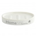 Spirella Porte Savon Céramique HOME Blanc MSV