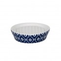 Spirella Porte Savon Céramique IKAT Bleu & Blanc MSV