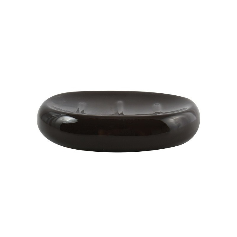 spirella Porte Savon Céramique JAVA Noir MSV