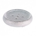 Spirella Porte Savon Céramique OMAN Argent MSV