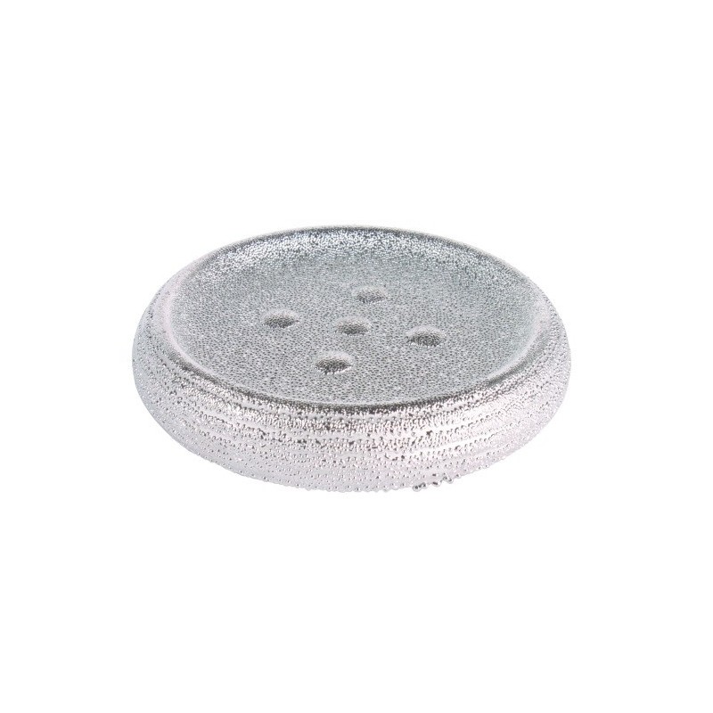 spirella Porte Savon Céramique OMAN Argent MSV