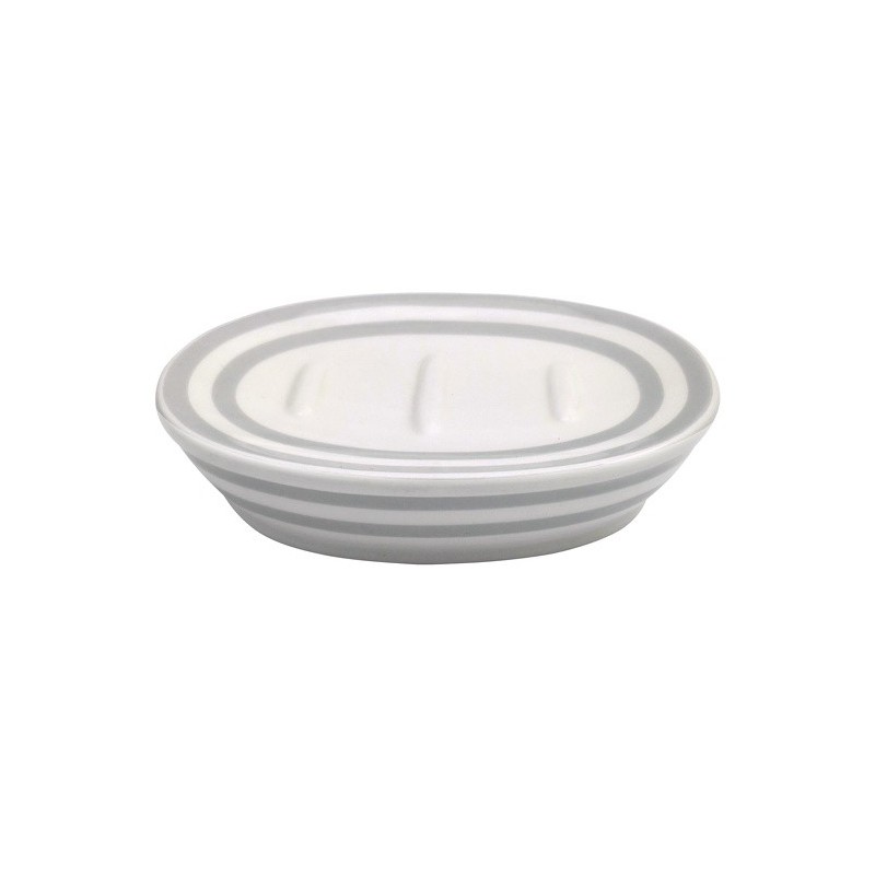 spirella Porte Savon Céramique SEAUVILLE Gris MSV