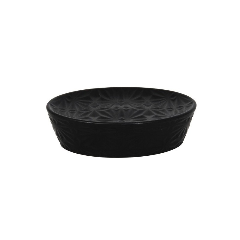 spirella Porte savon céramique VENISE Noir MSV