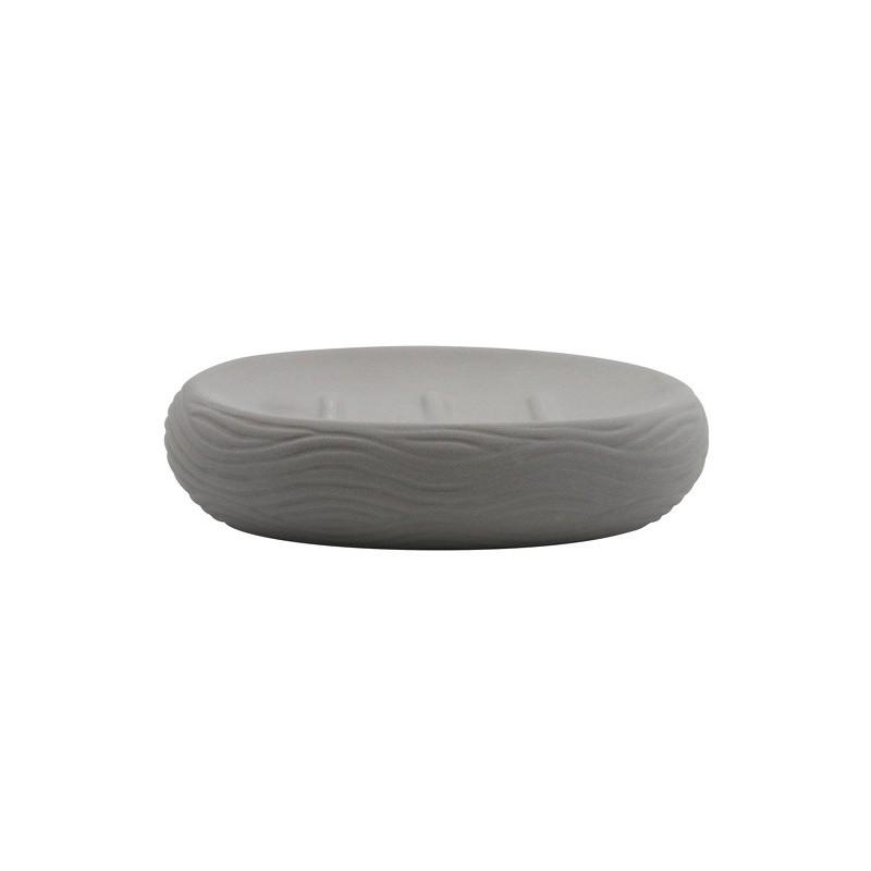 spirella Porte savon céramique WAVE Gris MSV