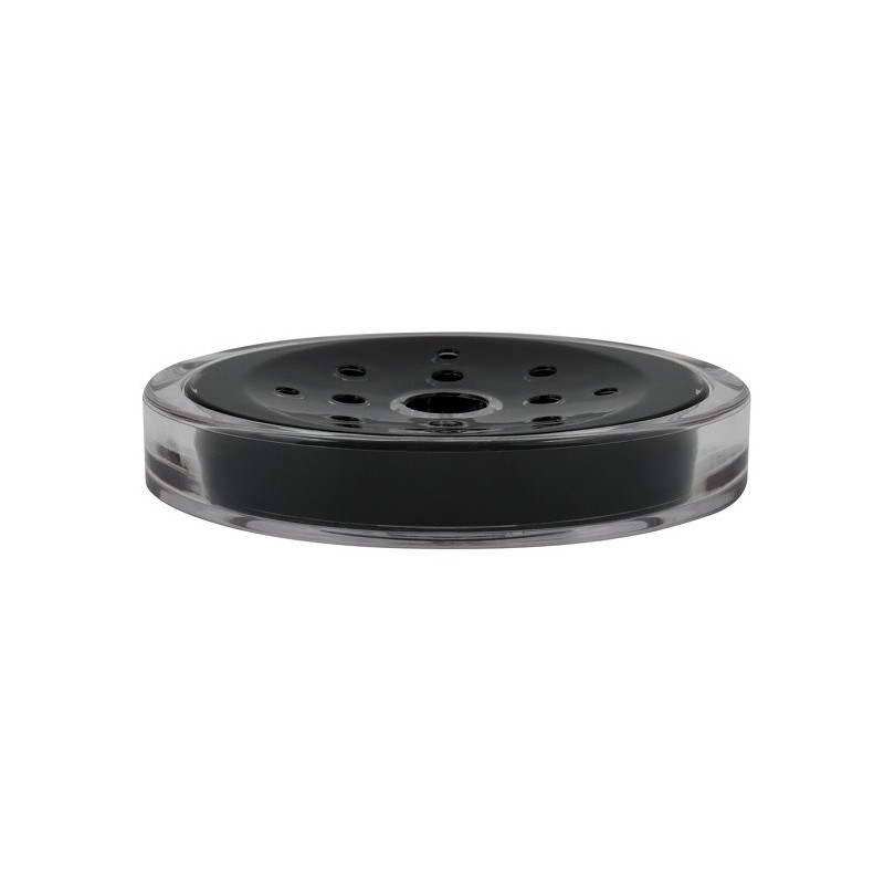 spirella Porte Savon MANIHI en Plastique Noir MSV