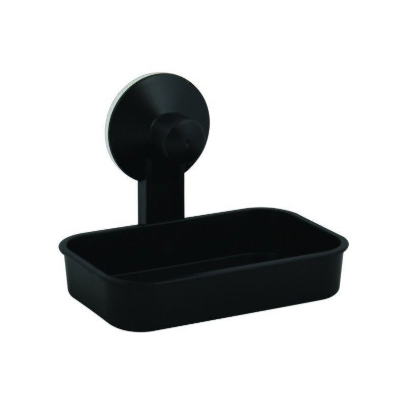 spirella Porte savon Noir mat en Polypropylène MSV