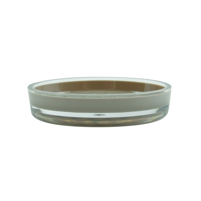 spirella Porte Savon Plastique TAHITI Taupe MSV