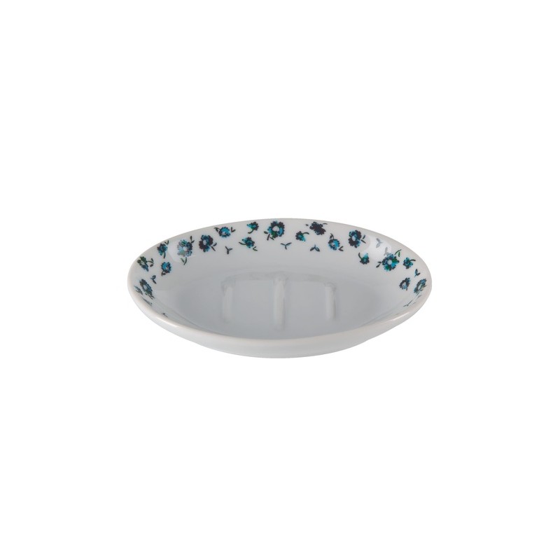 spirella Porte savon porcelaine EVE Bleu Spirella