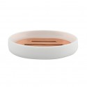 Spirella Porte Savon PS PRETTY Cuivré & Blanc MSV