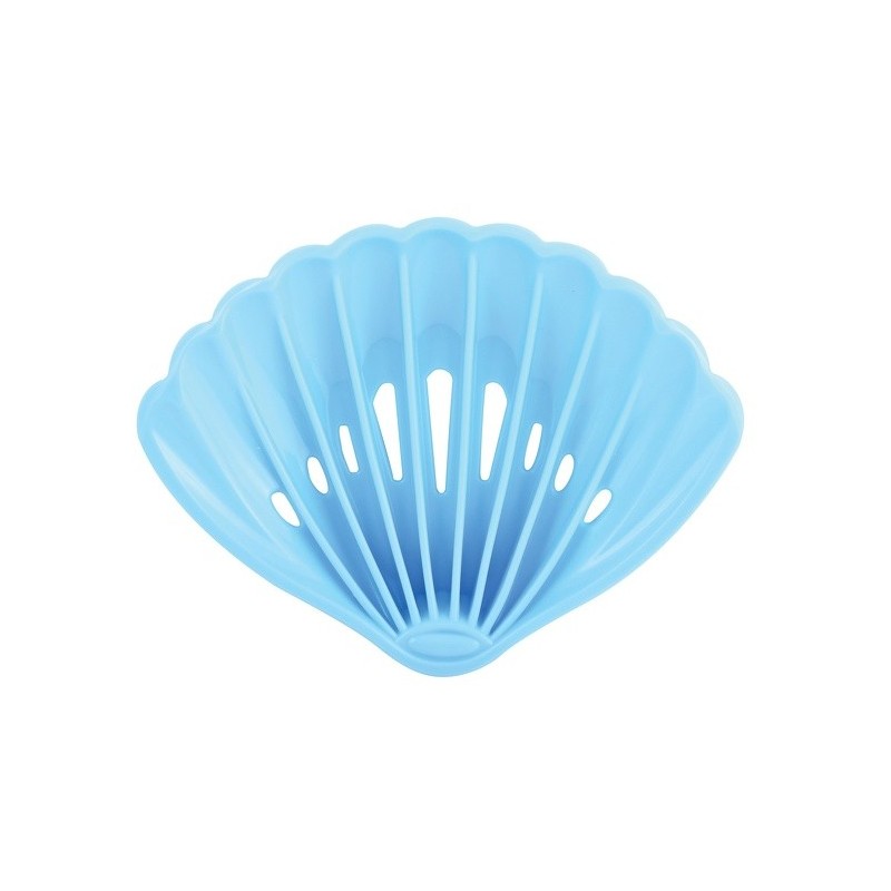 spirella Porte Savon PVC COQUILLAGE Bleu Clair MSV