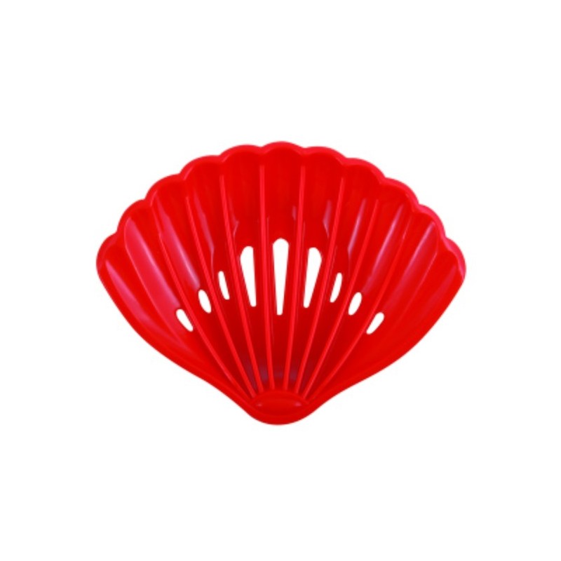 spirella Porte Savon PVC COQUILLAGE Rouge MSV