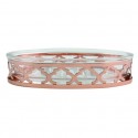Spirella Porte Savon Verre & Acier LAYLA Cuivré MSV