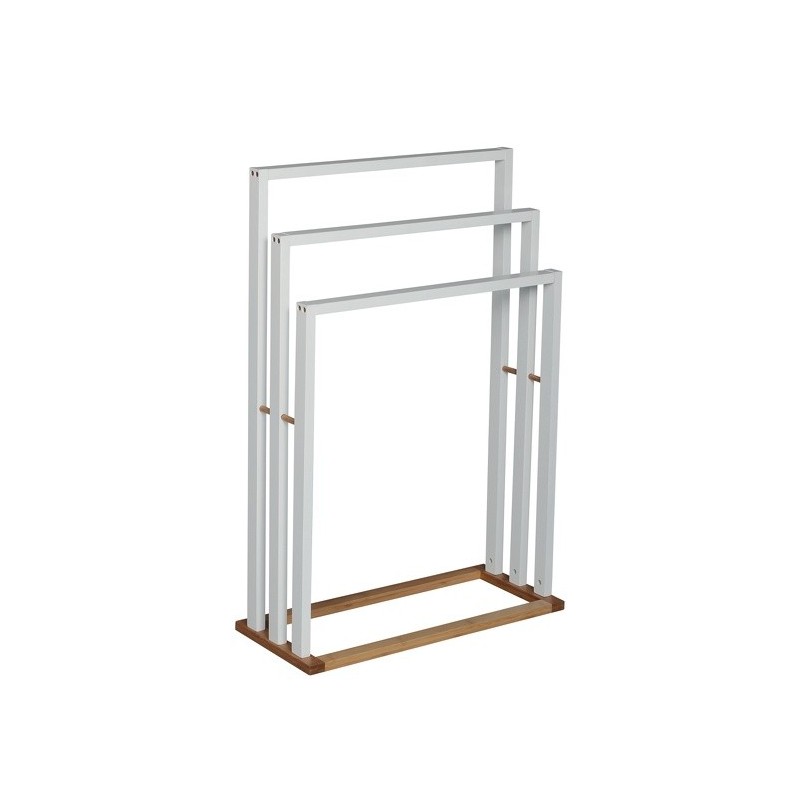 spirella Porte Serviettes Bambou & MDF Blanc MSV