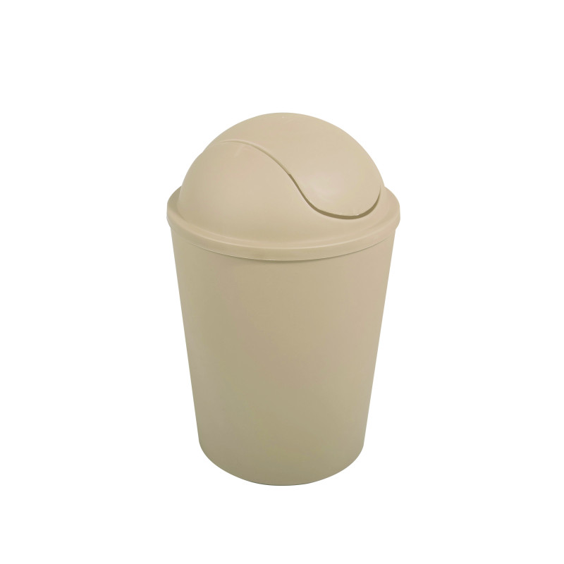 Spirella Poubelle à  Bascule AKO 5 5L Beige MSV