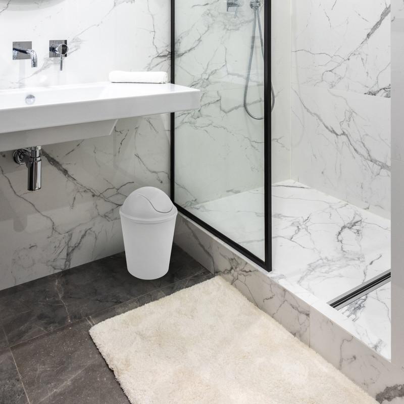 Spirella Poubelle à  Bascule AKO 5 5L Blanc MSV