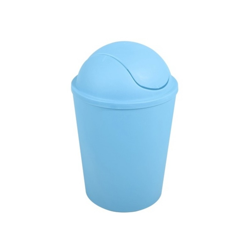 spirella Poubelle à  bascule AKO 5 5L Bleu Ciel MSV