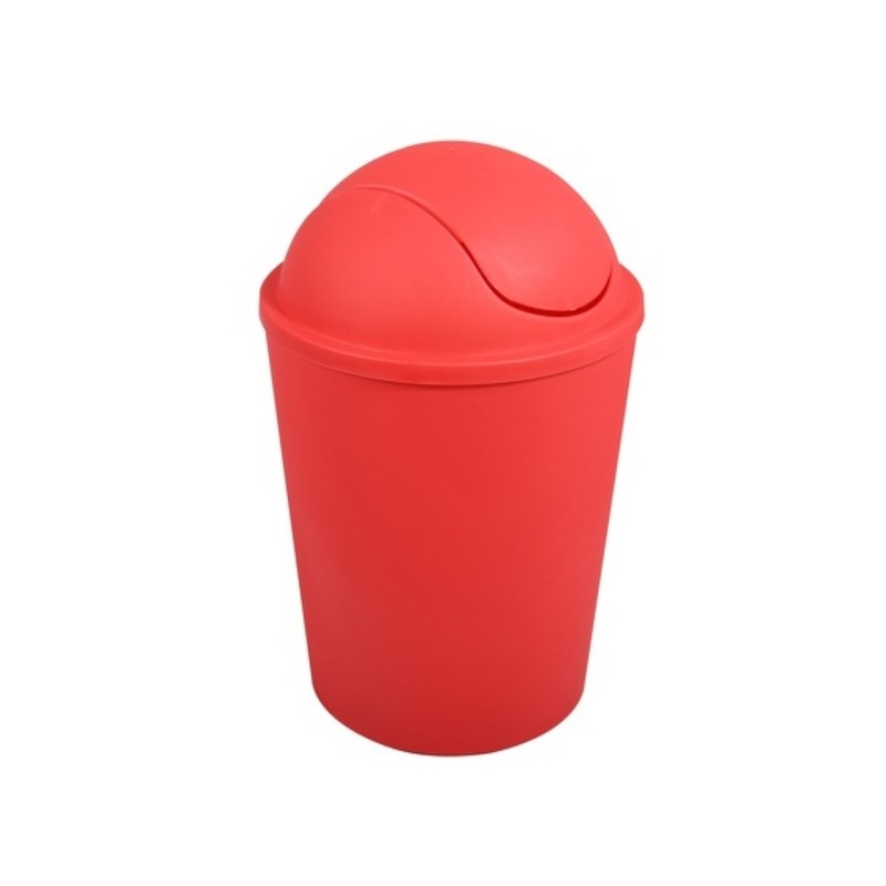 spirella Poubelle à  bascule AKO 5 5L Rouge MSV