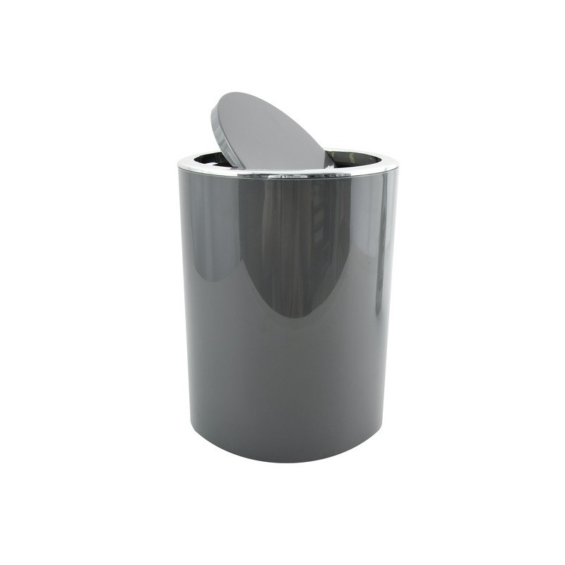 Spirella Poubelle à  Bascule KAMAKA 6L Gris MSV