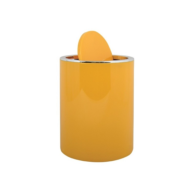 Spirella Poubelle à  Bascule KAMAKA 6L Jaune MSV