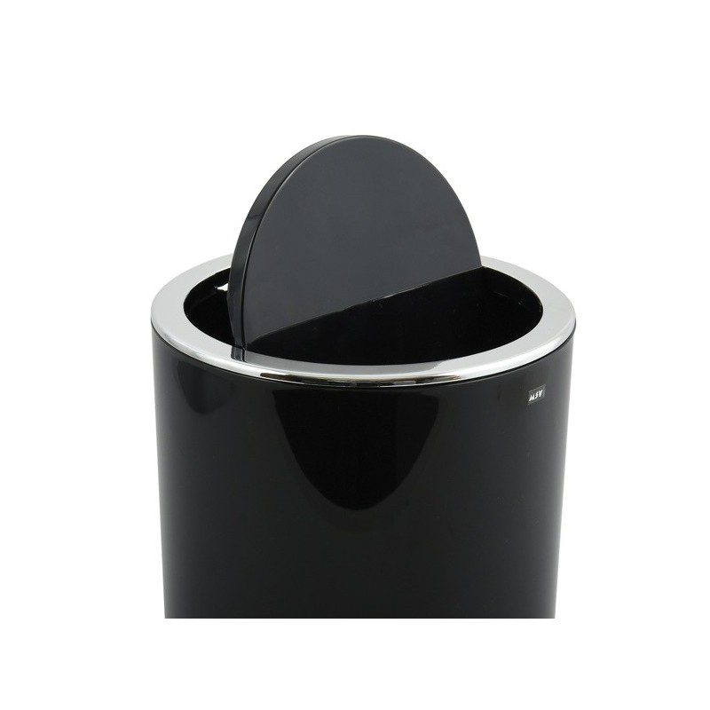 Spirella Poubelle à  Bascule KAMAKA 6L Noir MSV