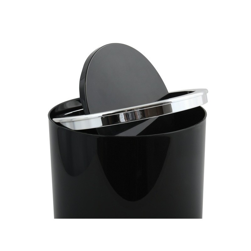 Spirella Poubelle à  Bascule KAMAKA 6L Noir MSV
