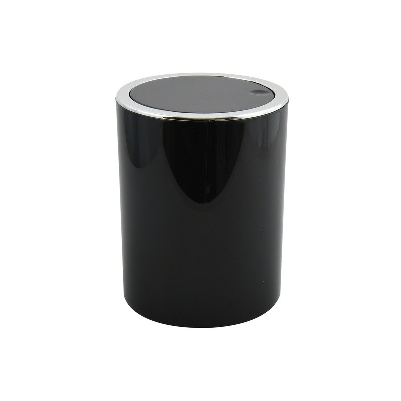 spirella Poubelle à  bascule KAMAKA 6L Noir MSV