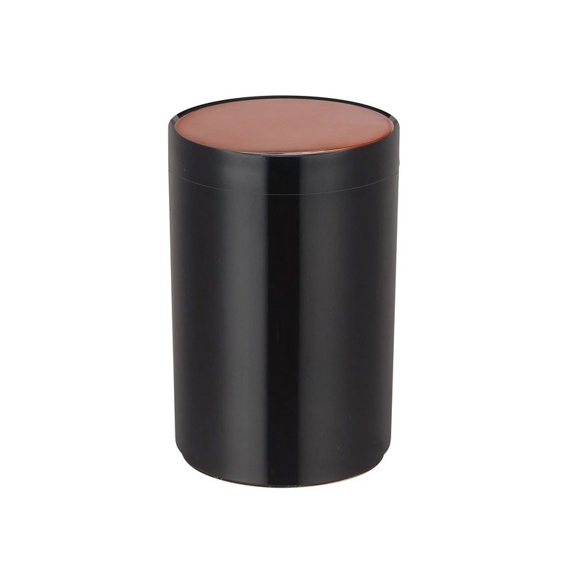 spirella Poubelle à  bascule LENA 5L Noir MSV