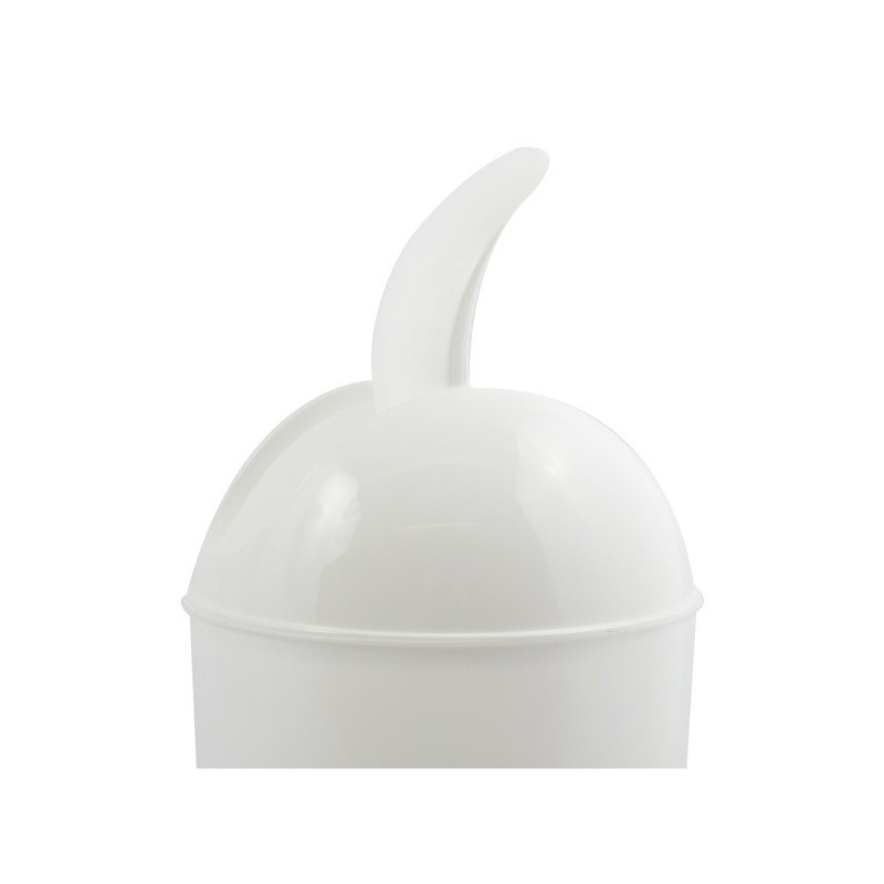 Spirella Poubelle à  Bascule Ronde 5L Blanc MSV