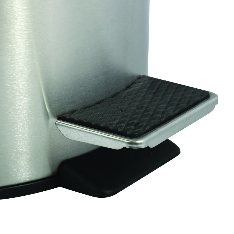 Spirella Poubelle à  Pédale Inox 12L Gris MSV