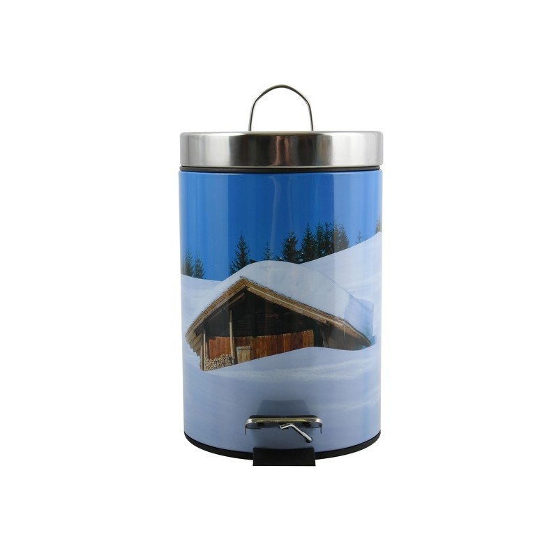 Spirella Poubelle à Pédale Inox 3L Cottage MSV