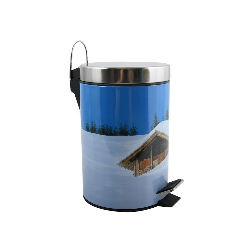 spirella Poubelle à pédale Inox 3L Cottage MSV