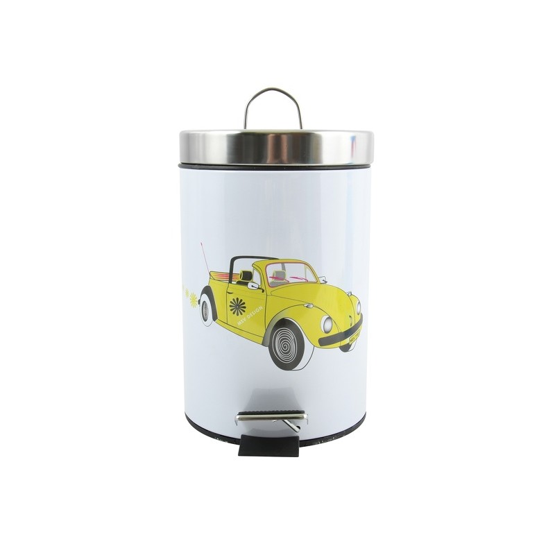 Spirella Poubelle à  Pédale Inox 3L Cox 70's MSV