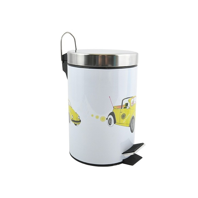 spirella Poubelle à pédale Inox 3L Cox 70's MSV