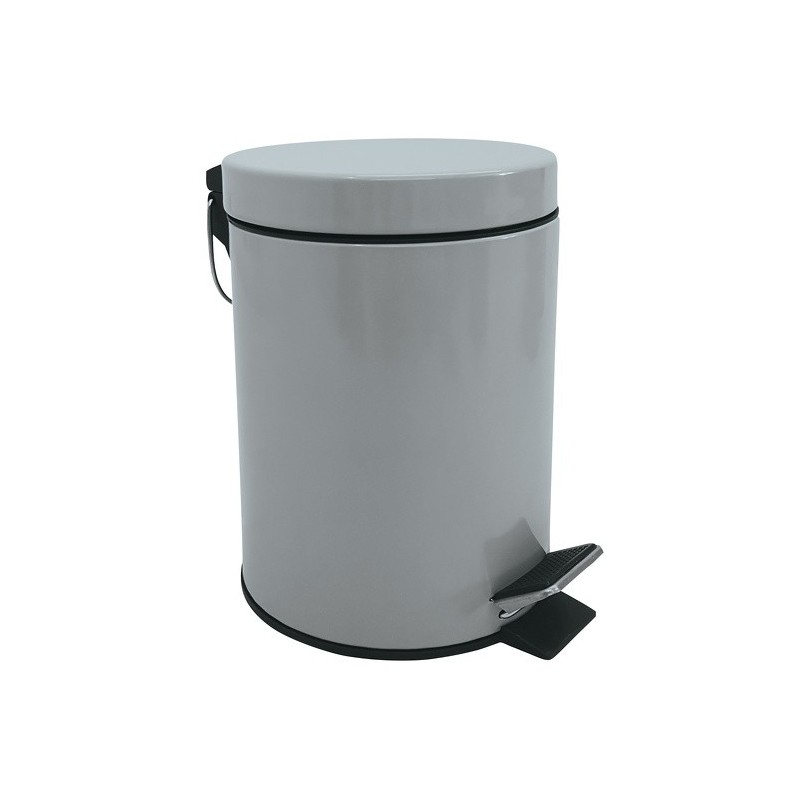 spirella Poubelle à  pédale Inox 3L Gris Clair MSV