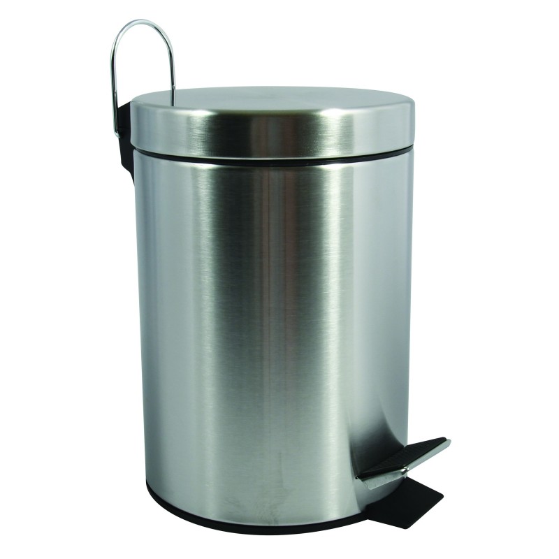 spirella Poubelle à  pédale Inox 3L Inox Satiné MSV