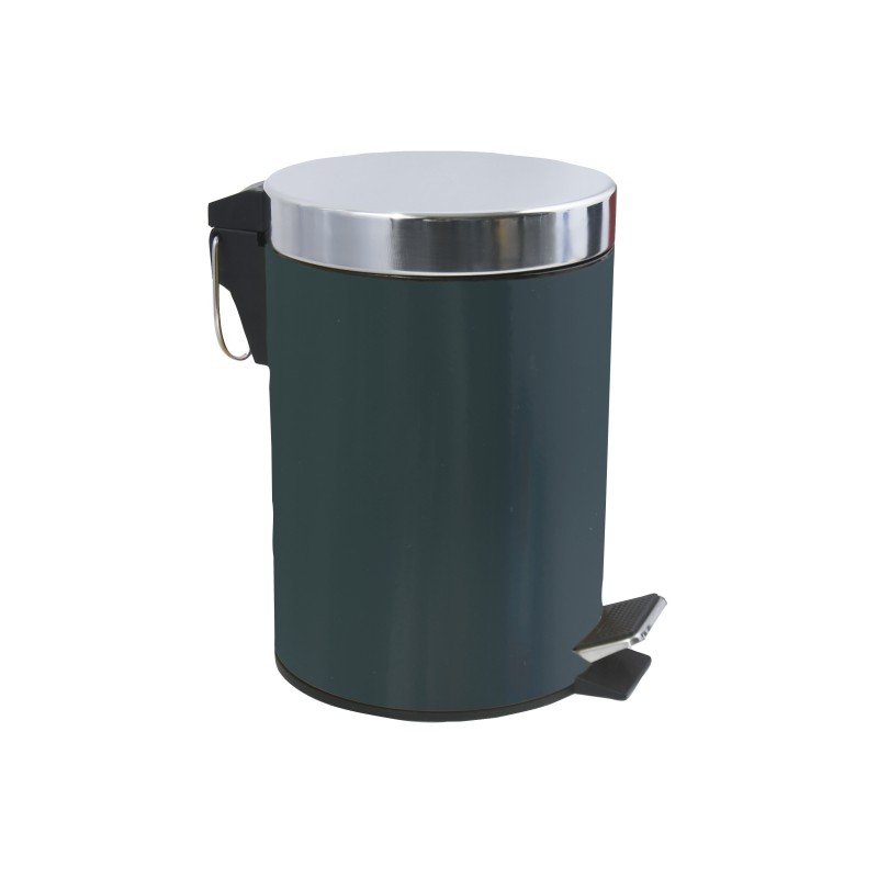 spirella Poubelle à pédale Inox 3L Vert Foncé MSV