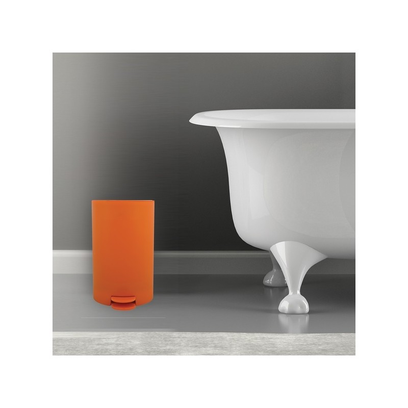 Spirella Poubelle à  Pédale OSAKI 3L Orange Mat MSV