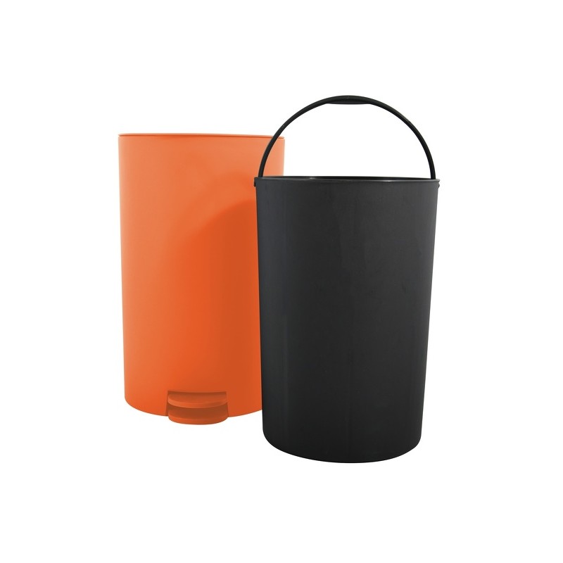 Spirella Poubelle à  Pédale OSAKI 3L Orange Mat MSV