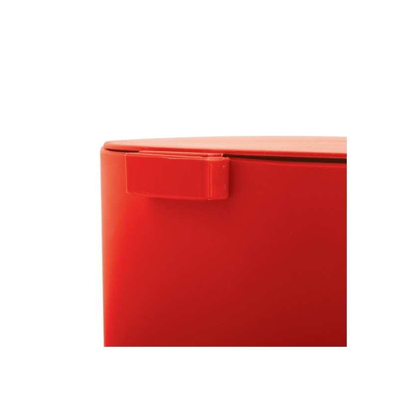 Spirella Poubelle à  Pédale OSAKI 3L Rouge Mat MSV