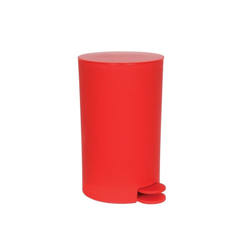 spirella Poubelle à  pédale OSAKI 3L Rouge mat MSV
