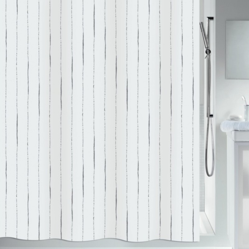 spirella Spirella Rideau de douche Polyester ALINA 180x180cm Gris