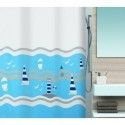 Spirella Spirella Rideau De Douche Polyester DEL MAR Bleu (LIFESTYLE) 180x200cm
