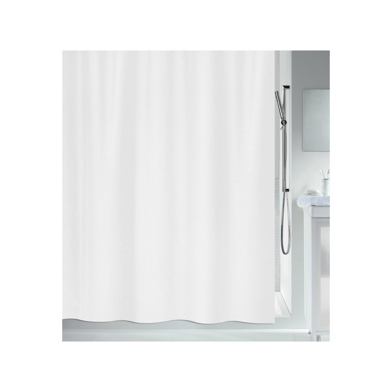 spirella Spirella Rideau de douche Polyester PRIMOBIO ACTIVE 180x200cm Blanc