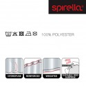 Spirella Spirella Rideau De Douche Polyester PRIMOBIO ACTIVE 240x180cm Blanc