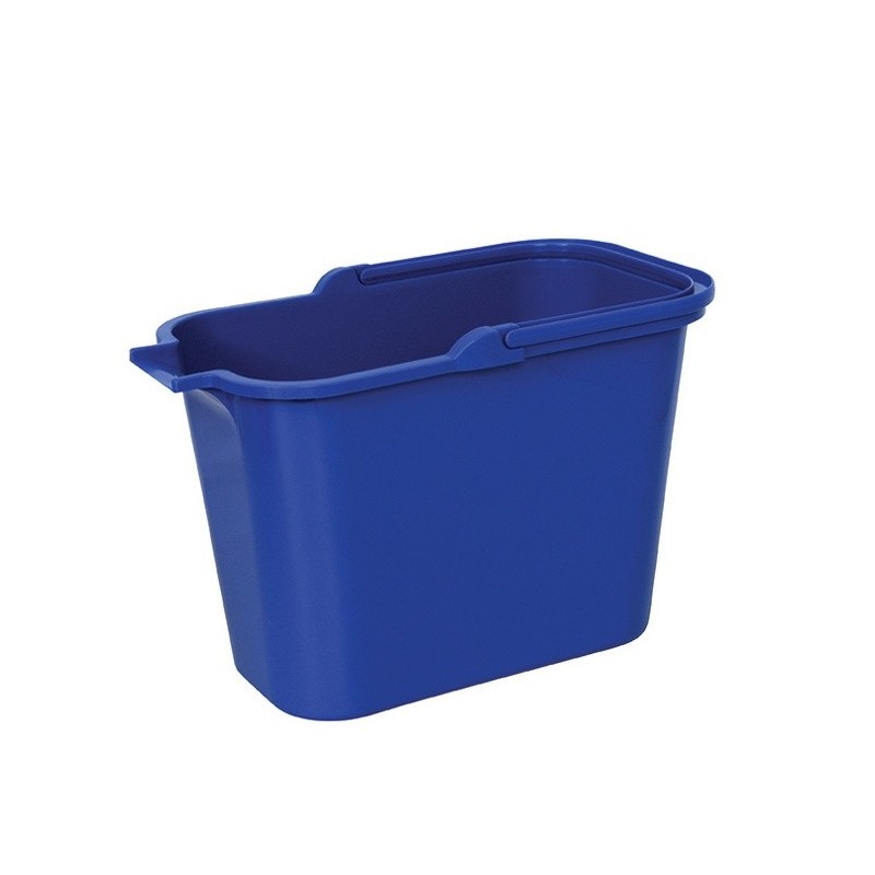 spirella Seau rectangulaire PP 14L Bleu MSV