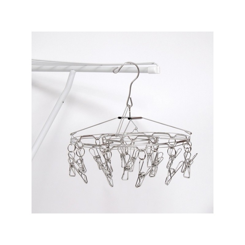 spirella Séchoir à  chaussettes Rond en Inox MSV