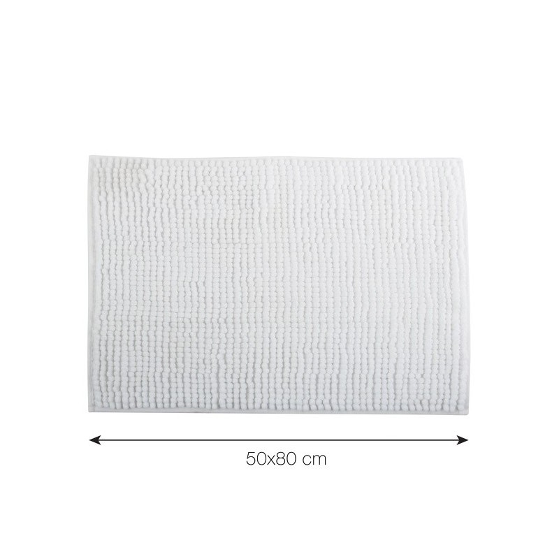 Spirella TAPIS DE BAIN CHENILLE 50X80 CM BLANC