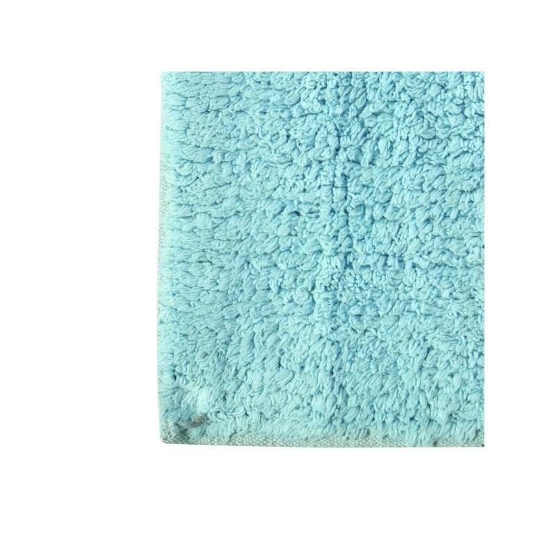 Spirella Tapis De Bain Coton 45x70cm Bleu MSV