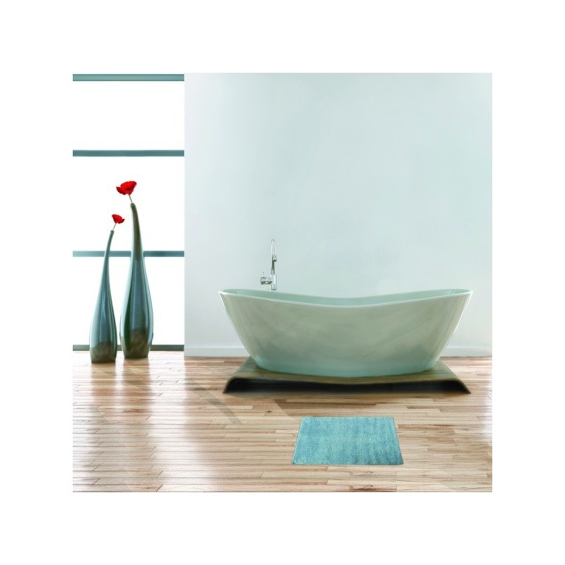 Spirella Tapis De Bain Coton 45x70cm Bleu MSV
